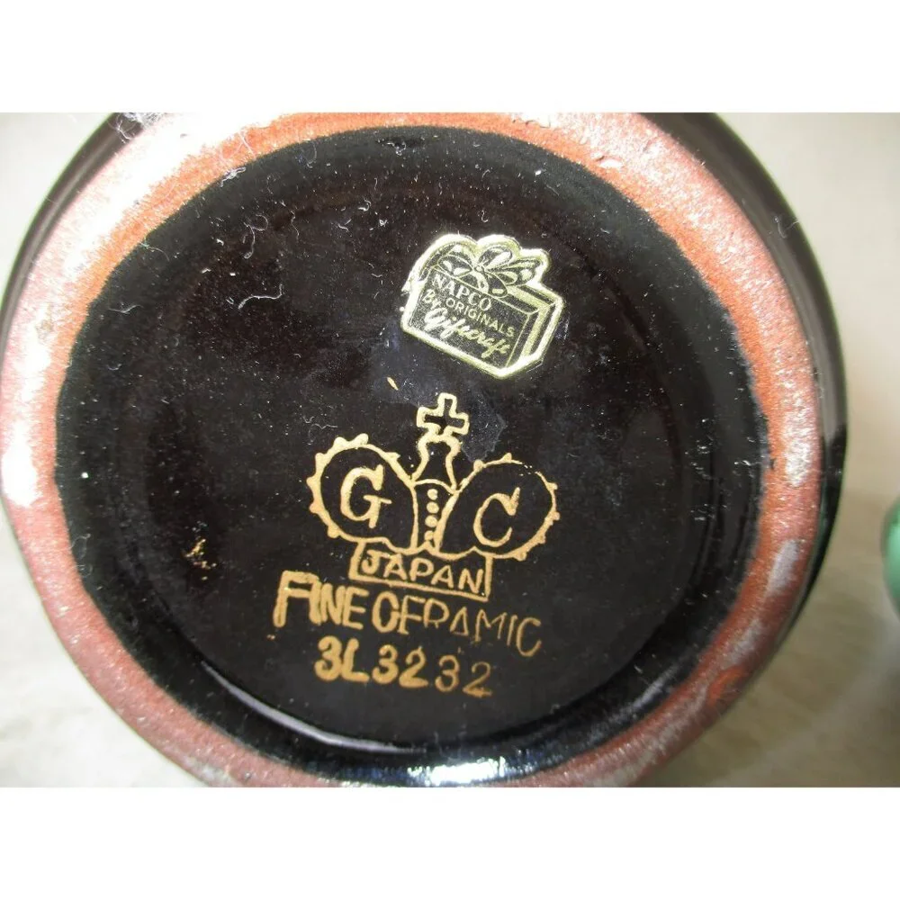 Old Fire Water Jug Whiskey Novelty bottle Vintage Japan 1960‎ napco, 3l3232